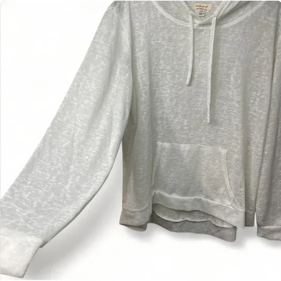 Weatherproof Vintage M/M Cream Polyester Light Sweater Hoodie - Picture 4 of 13